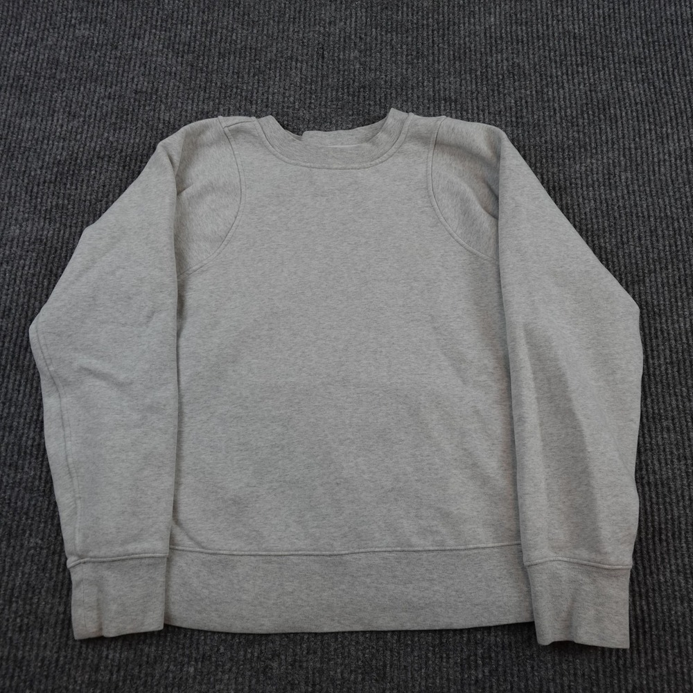 Lululemon City Sweatshirt Mens Medium Gray Fleece Crewneck Pullover